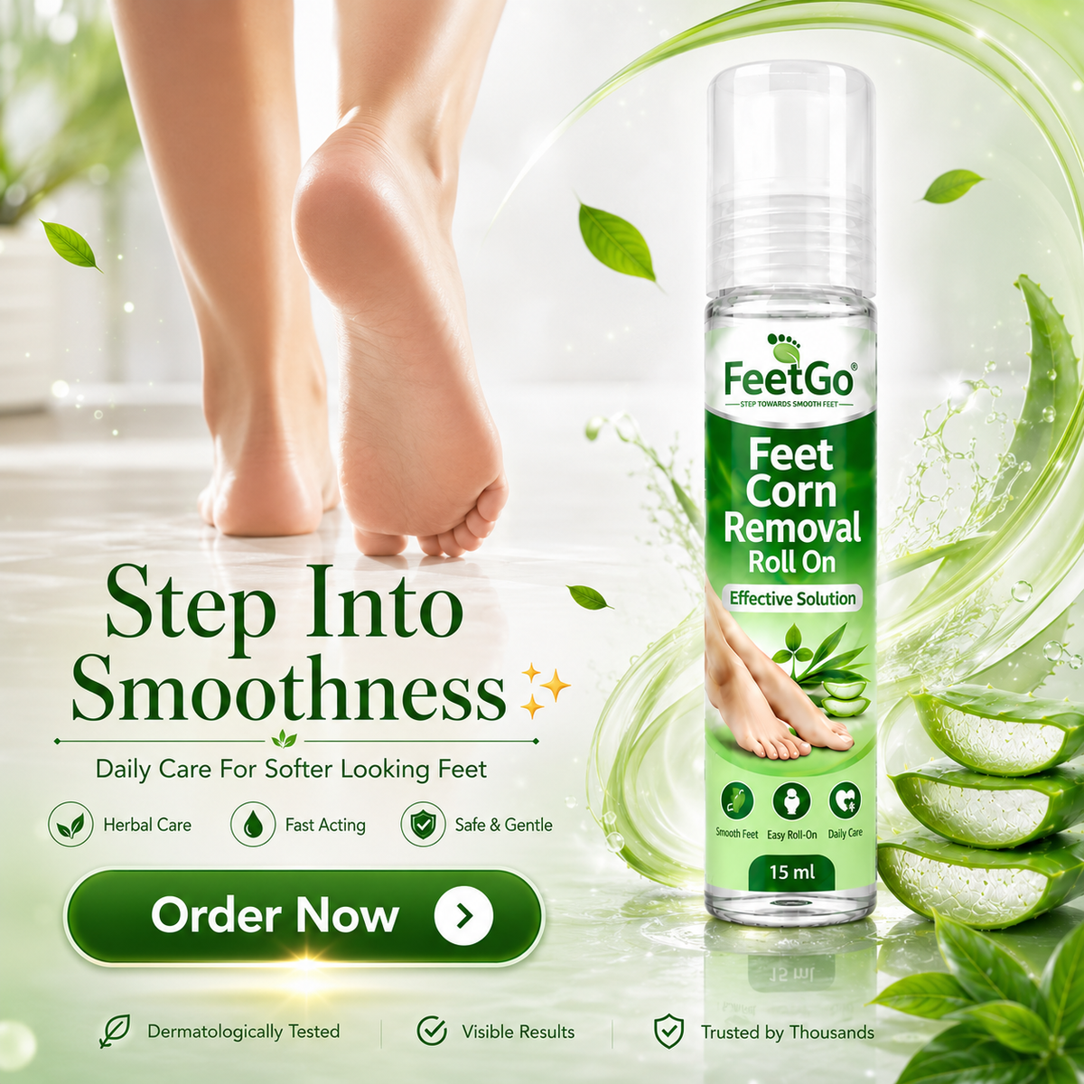 FeetGo Corn Removal Roll On